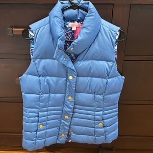 Lilly Pulitzer puffer vest size medium